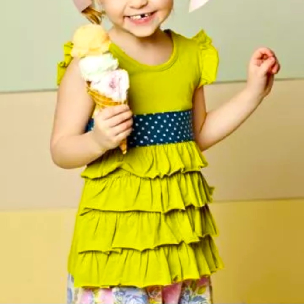 Matilda Jane Green Apple Lizzy Top Size 8